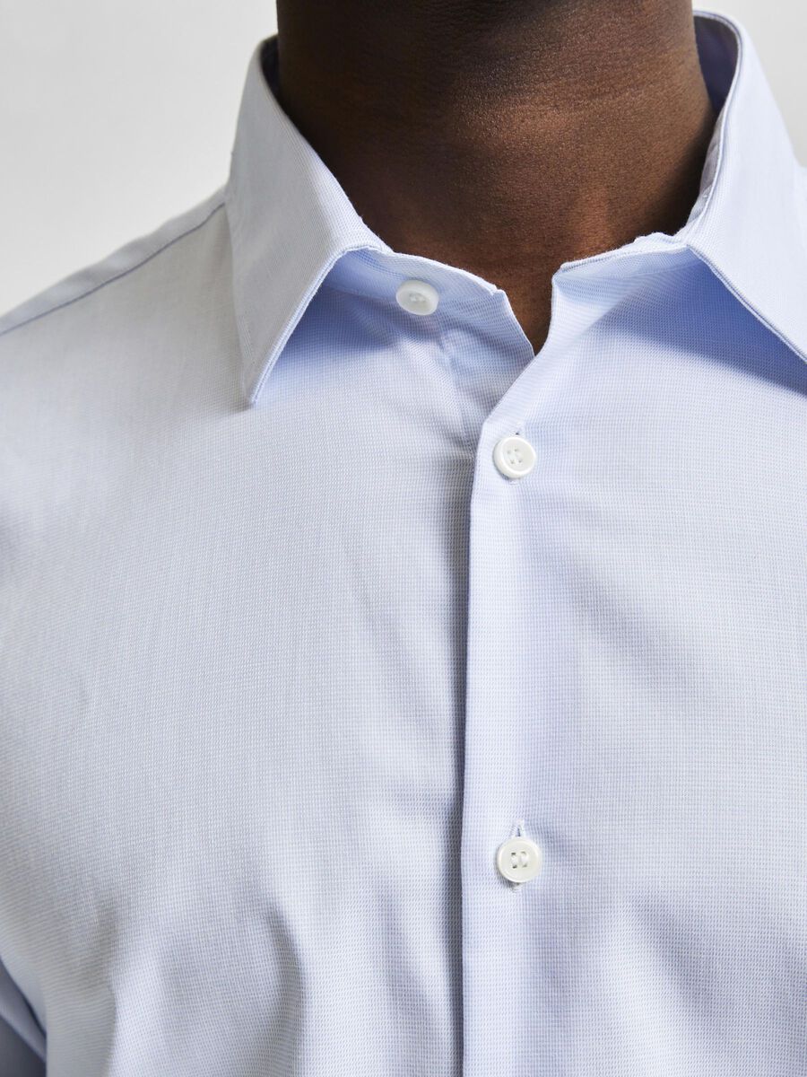 Selected Camicia classica da Uomo Slimethan Celeste - Image 2