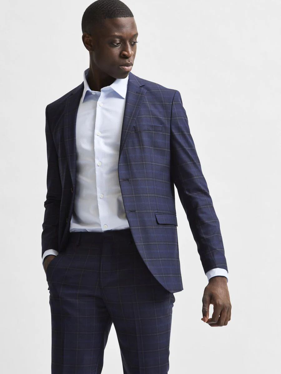 Selected Camicia classica da Uomo Slimethan Celeste - Image 4