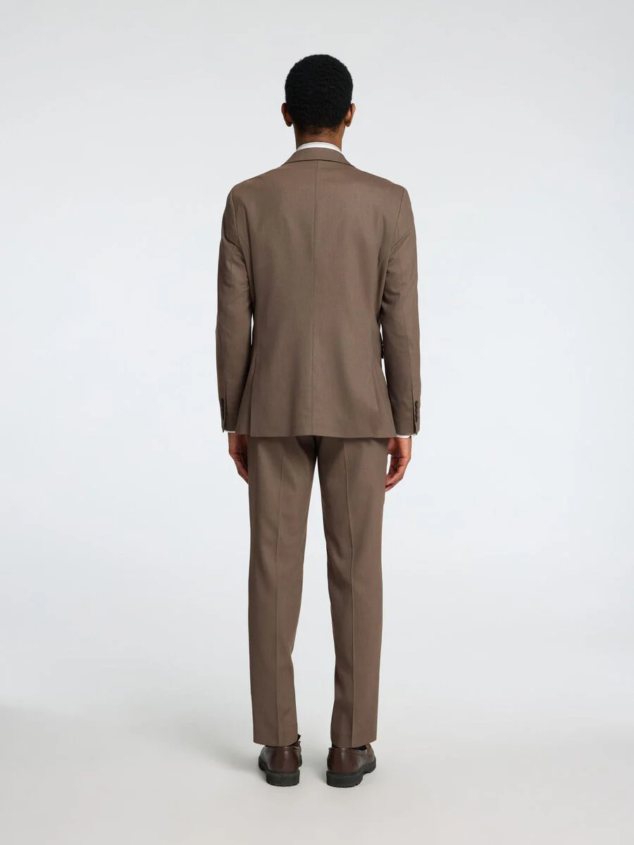 Selected Giacca classica da uomo Neil marroncino - Image 3