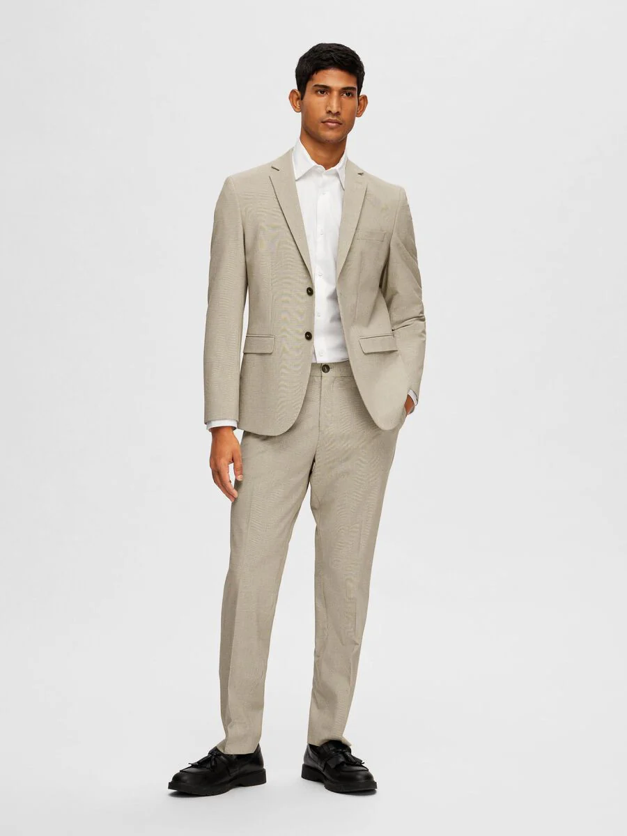 Selected Giacca classica da Uomo Liam Beige - Image 4