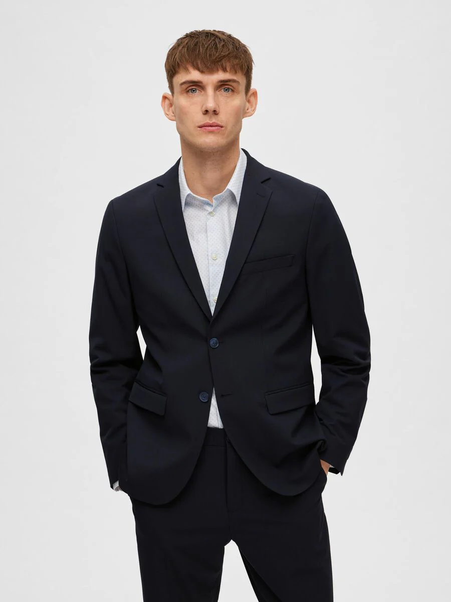 Selected Giacca classica da Uomo Liam Blu - Image 3