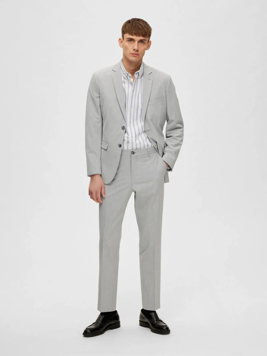 Selected Giacca classica da Uomo Liam Grigia - Image 5