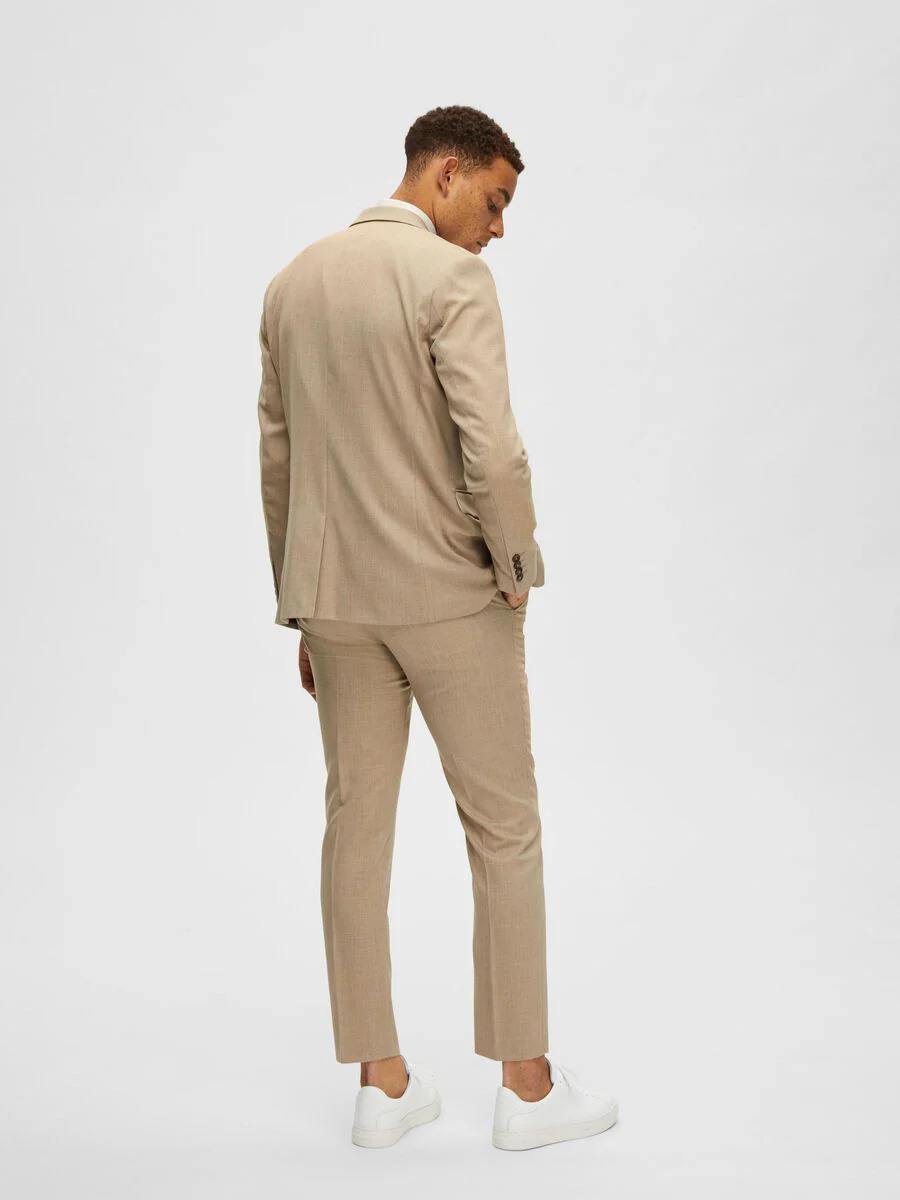 Selected Giacca classica da Uomo Neil Beige - Image 4