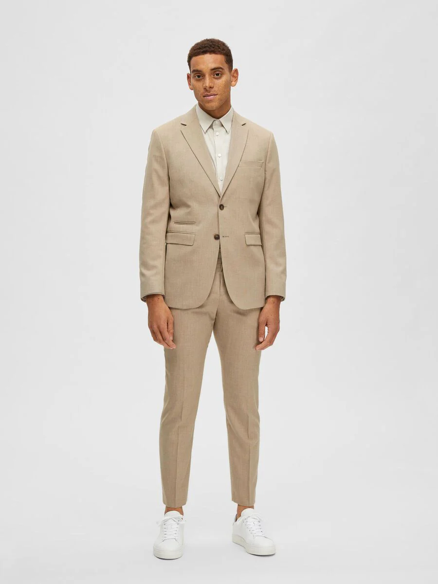 Selected Giacca classica da Uomo Neil Beige - Image 5