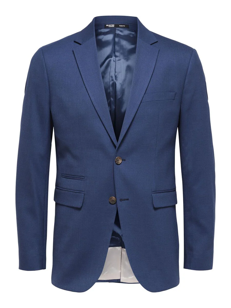 Selected Giacca classica da Uomo Neil Blu
