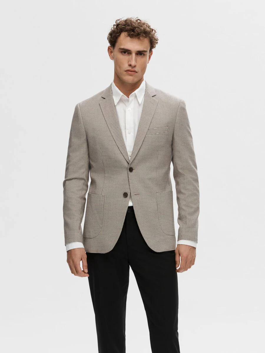 Selected Giacca classica da Uomo Ryan Beige - Image 2