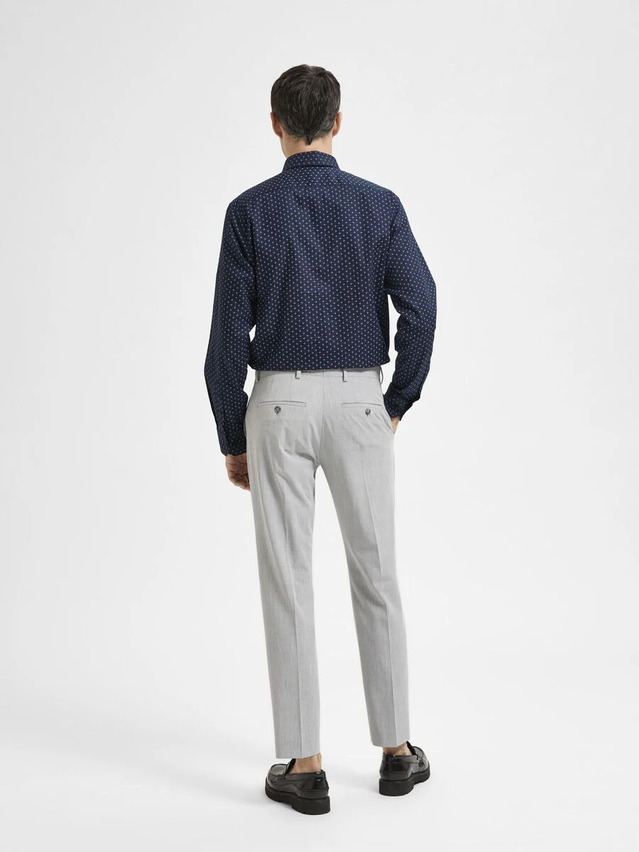 Selected Pantalone classico da Uomo Liam Grigio chiaro - Image 3
