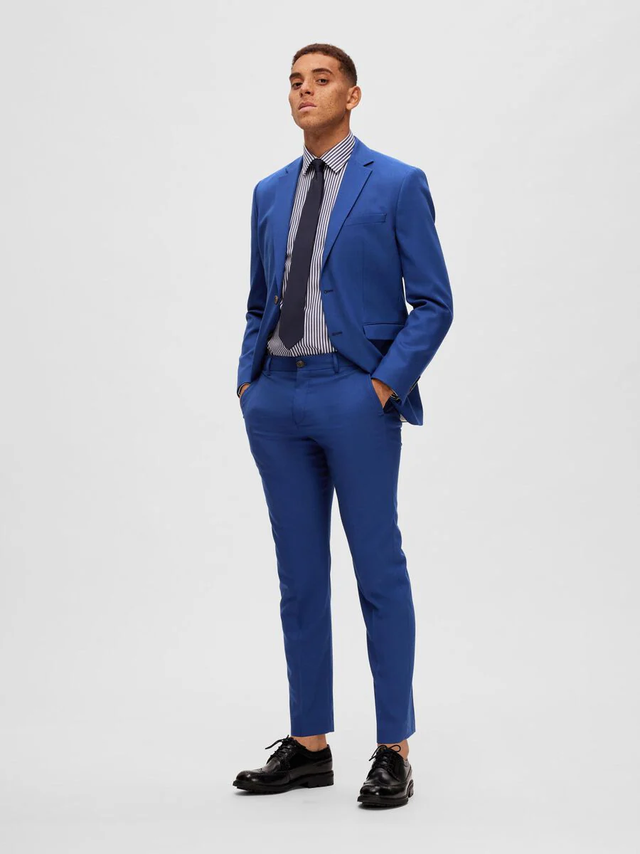 Selected Pantalone classico da Uomo Neil  Blu - Image 3
