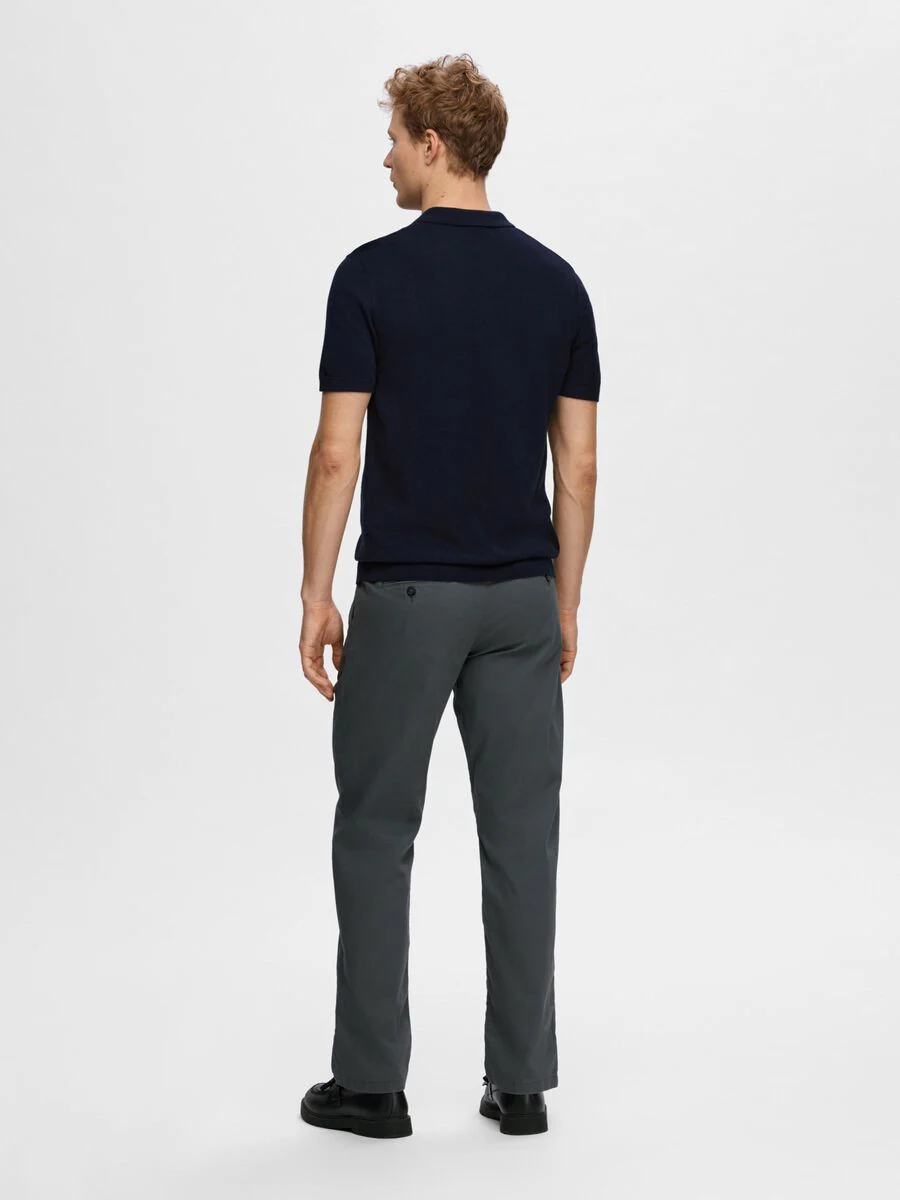 Selected Polo da Uomo manica corta  Berg Blu - Image 3