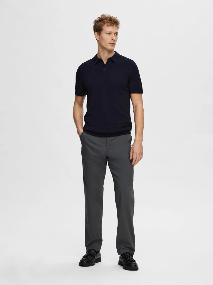 Selected Polo da Uomo manica corta  Berg Blu - Image 4