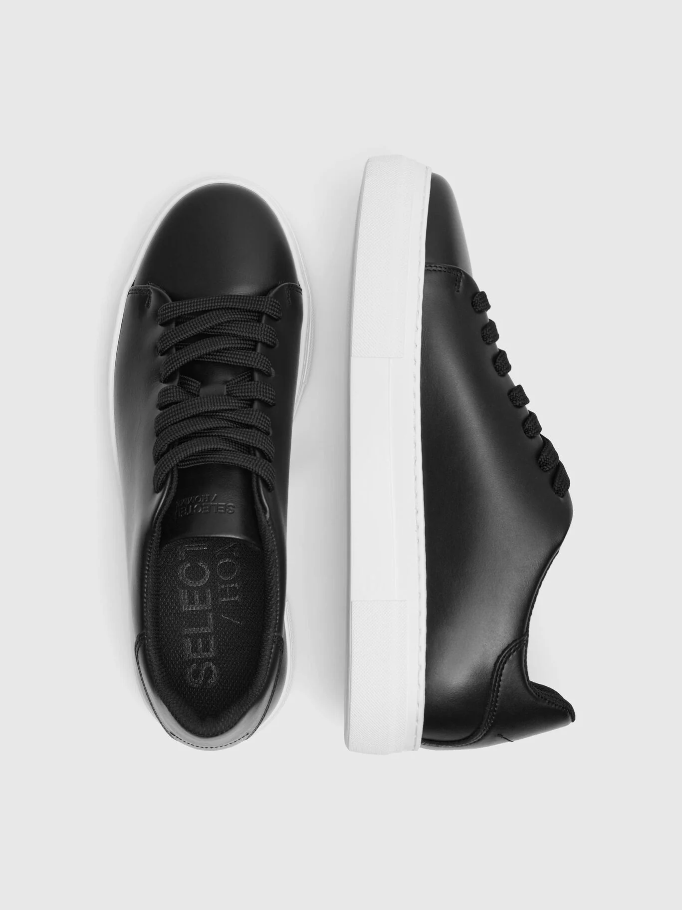 Selected Scarpa in pelle da uomo David Nera - Image 4