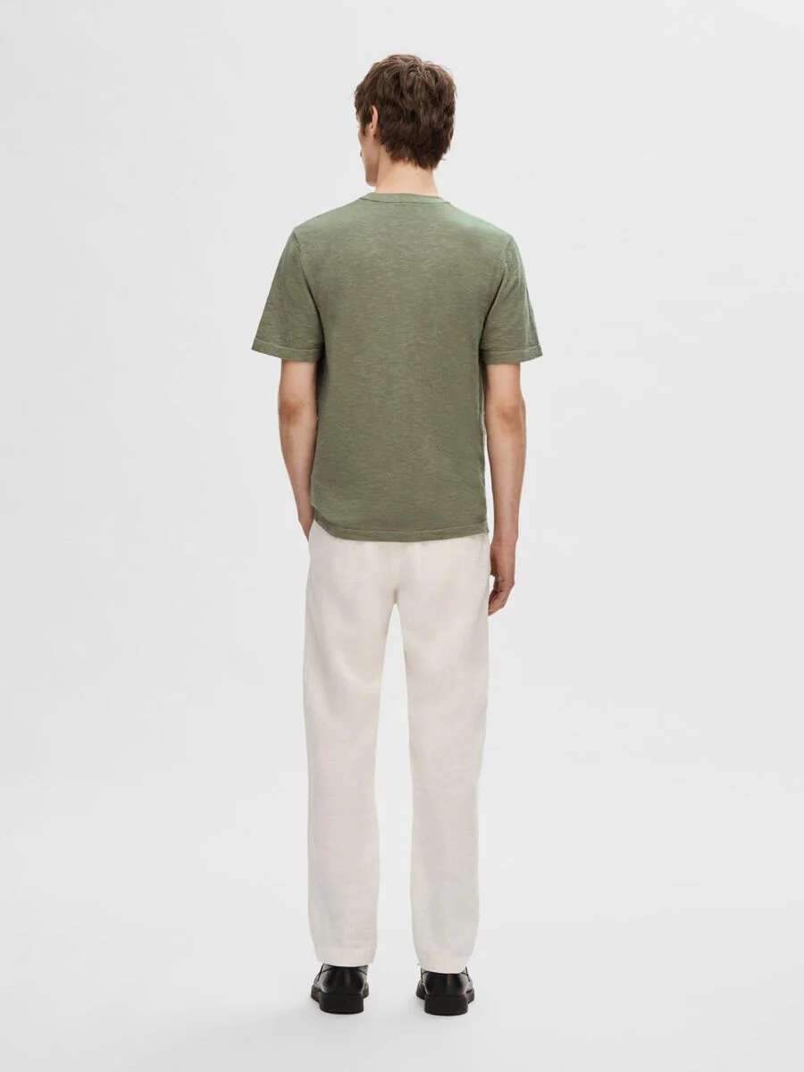 Selected Maglia da Uomo manica corta Berg Verde - Image 3