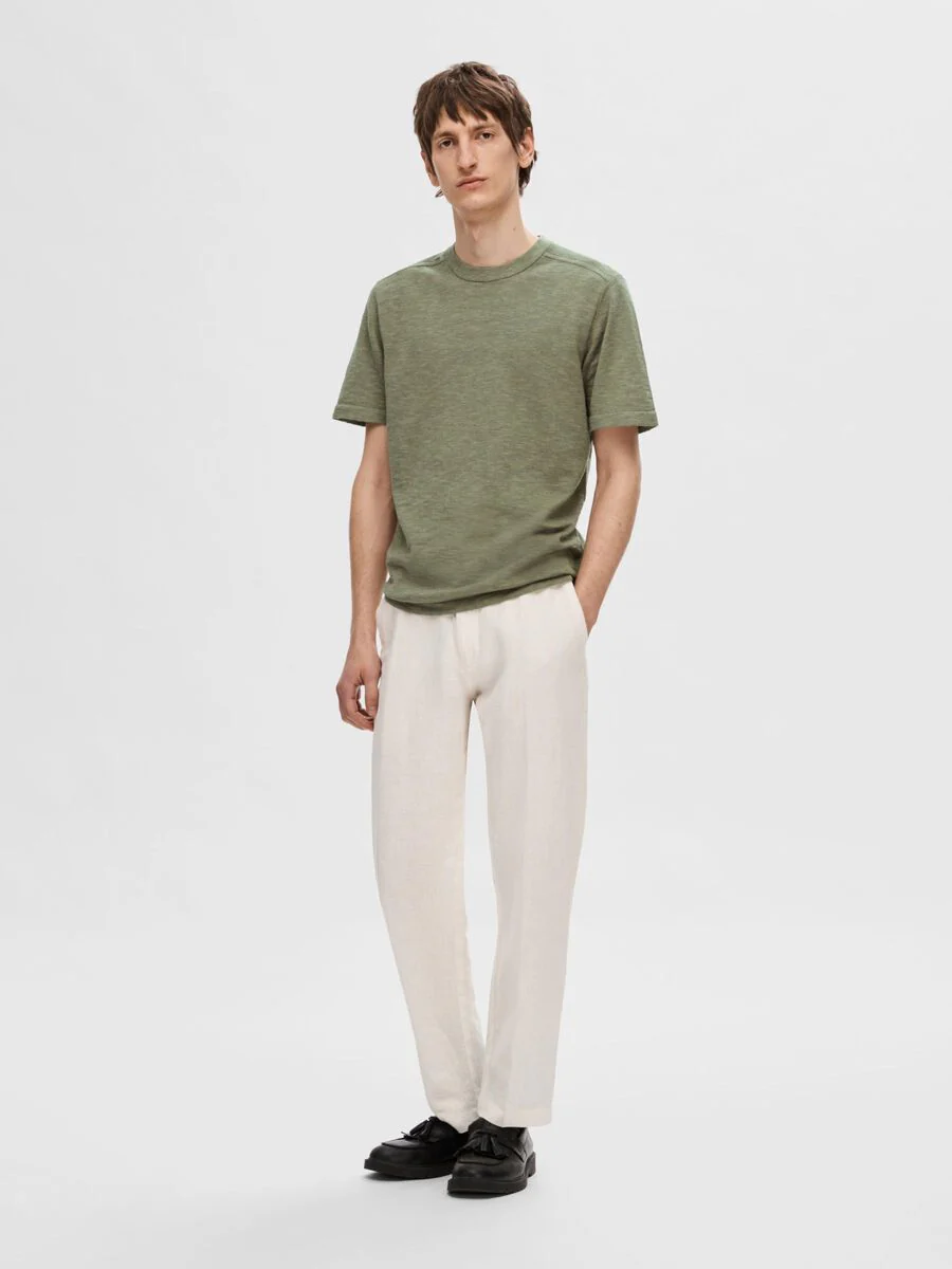 Selected Maglia da Uomo manica corta Berg Verde - Image 4