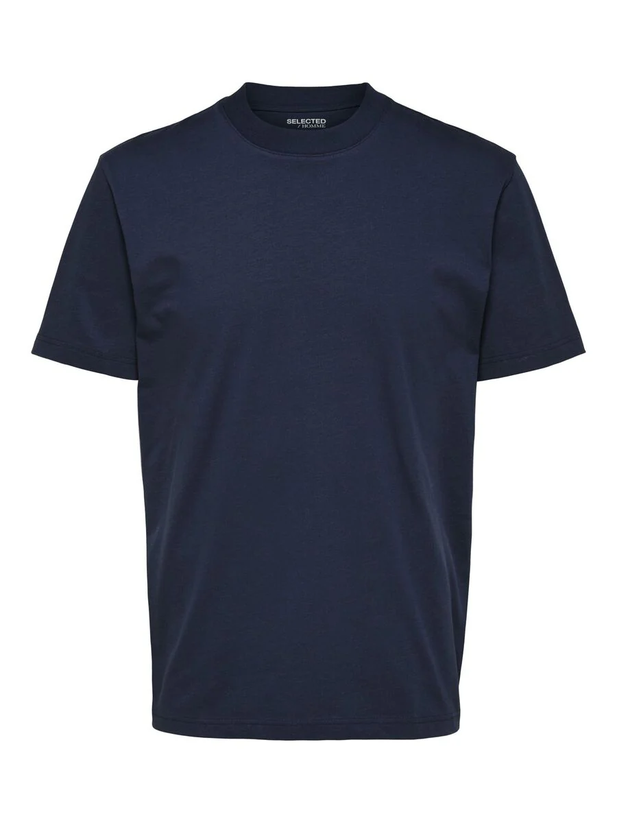 Selected T-Shirt da Uomo manica corta Colman Blu