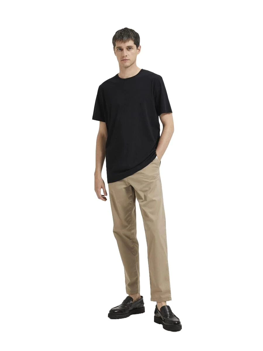 Selected T-Shirt da Uomo manica corta Haspen Nera - Image 2
