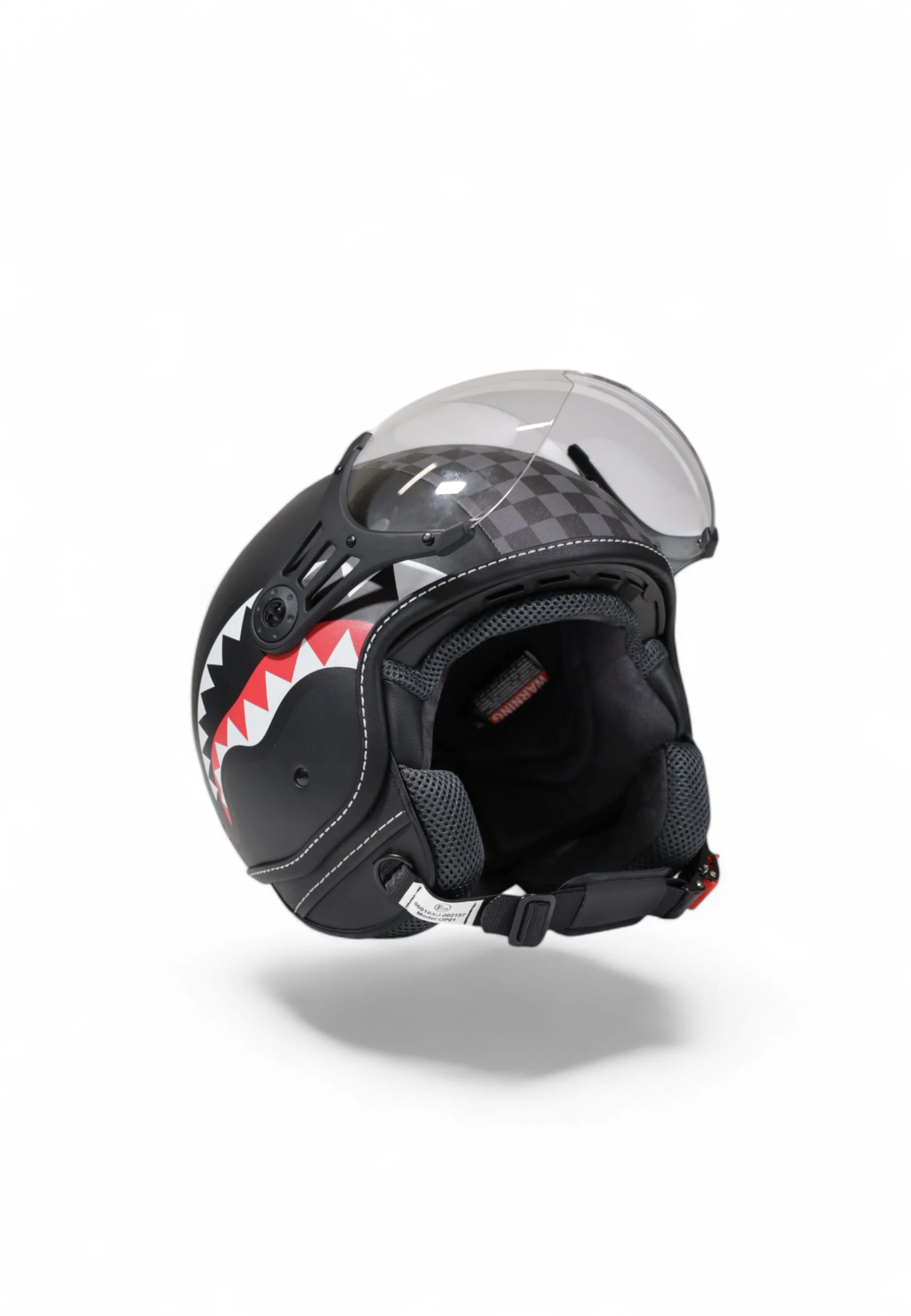 Sprayground Casco unisex Sharks In Paris grigio - Image 2