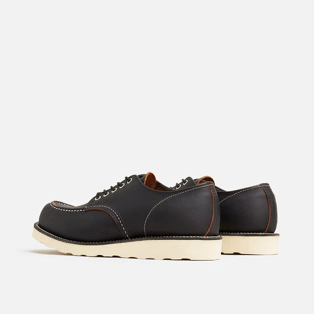 Red Wing Scarpa da uomo in pelle Shop Moc Oxford 8090 nera - Image 4