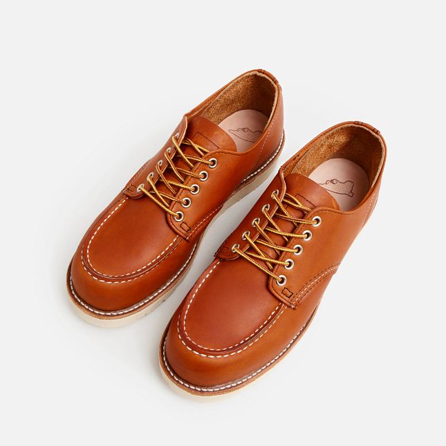 Red Wing Scarpa da uomo in pelle Shop Toe Oxford 8092 - Image 4