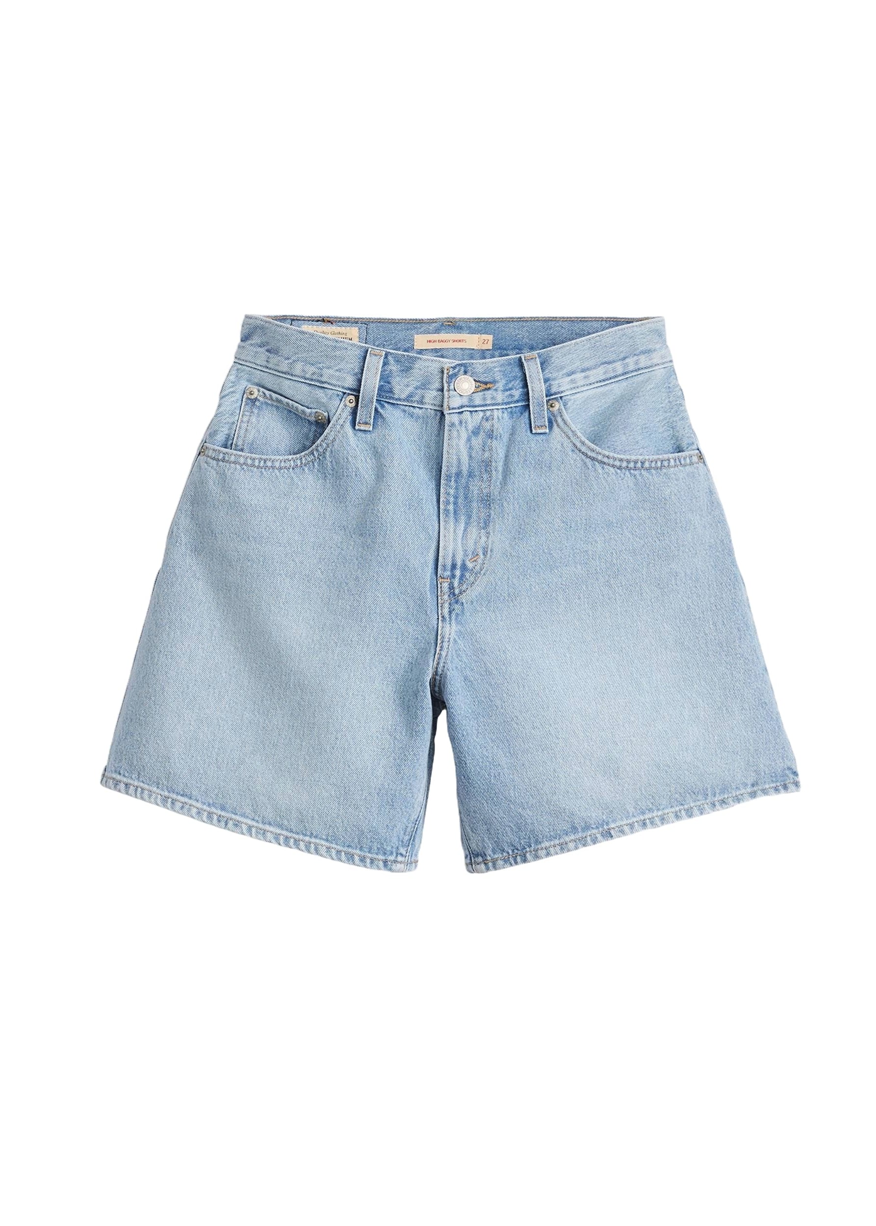 Levi's Pantaloncino da donna a vita alta Oversize lavaggio chiaro