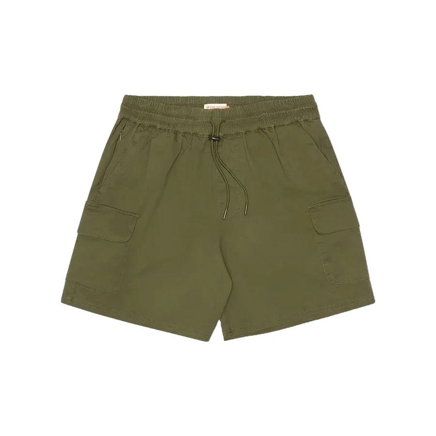 Revolution pantaloncino da uomo con tasconi  Cargo verde