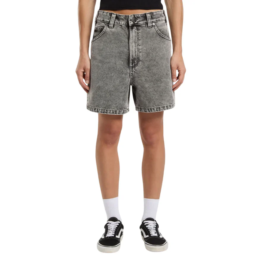 Dickies Pantaloncino in jeans da donna Shorts grigio lavato - Image 3