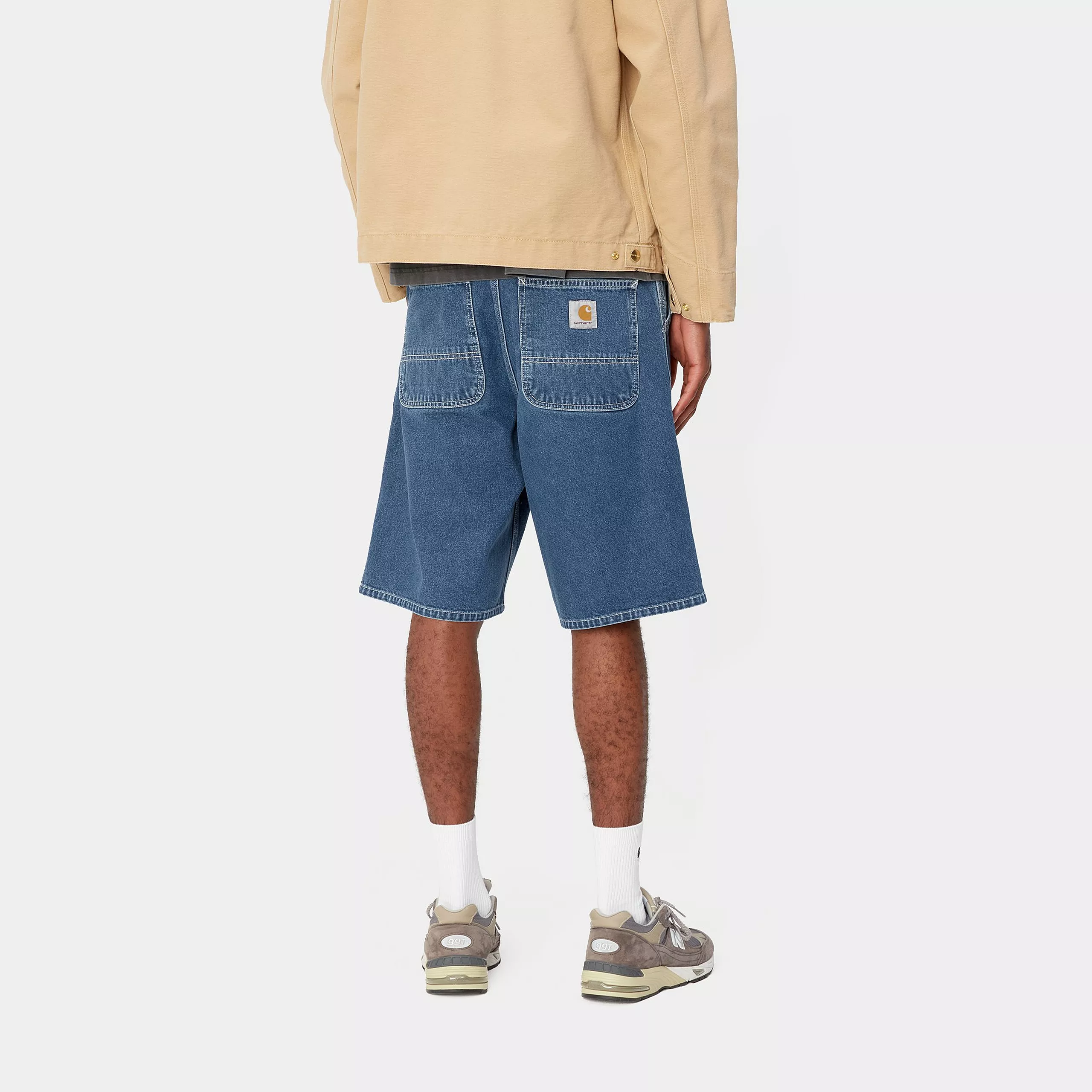 Carhartt Wip Pantaloncino in jeans da uomo Simple lavaggio medio - Image 5