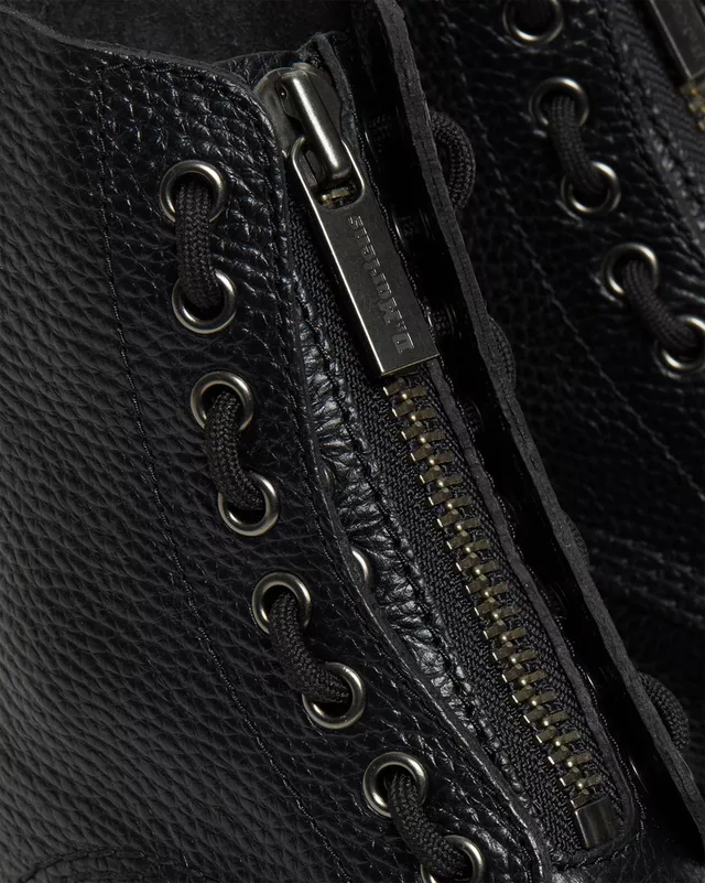 Dr. Martens Stivali da donna platform in nappa lavorata Sinclair neri - Image 8