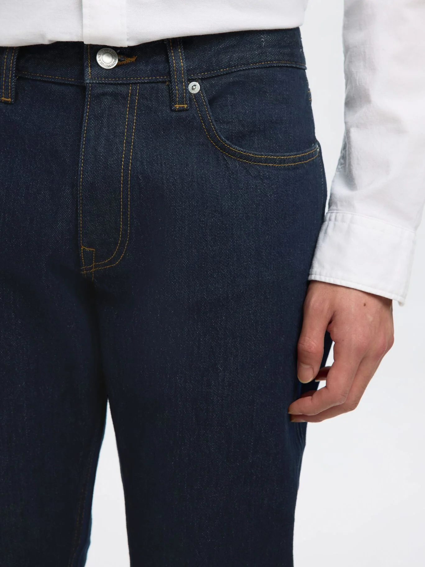 Selecte Jeans da uomo slim Ben Kori lavaggio scuro - Image 2