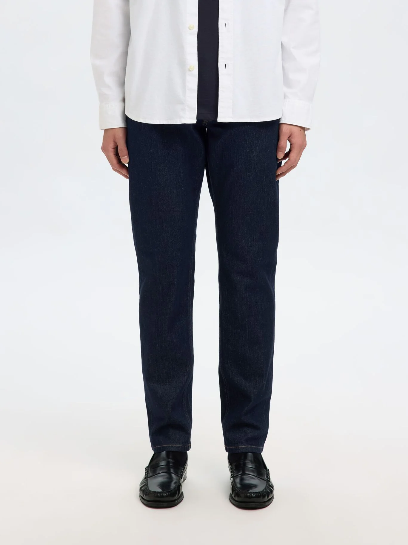Selecte Jeans da uomo slim Ben Kori lavaggio scuro - Image 3