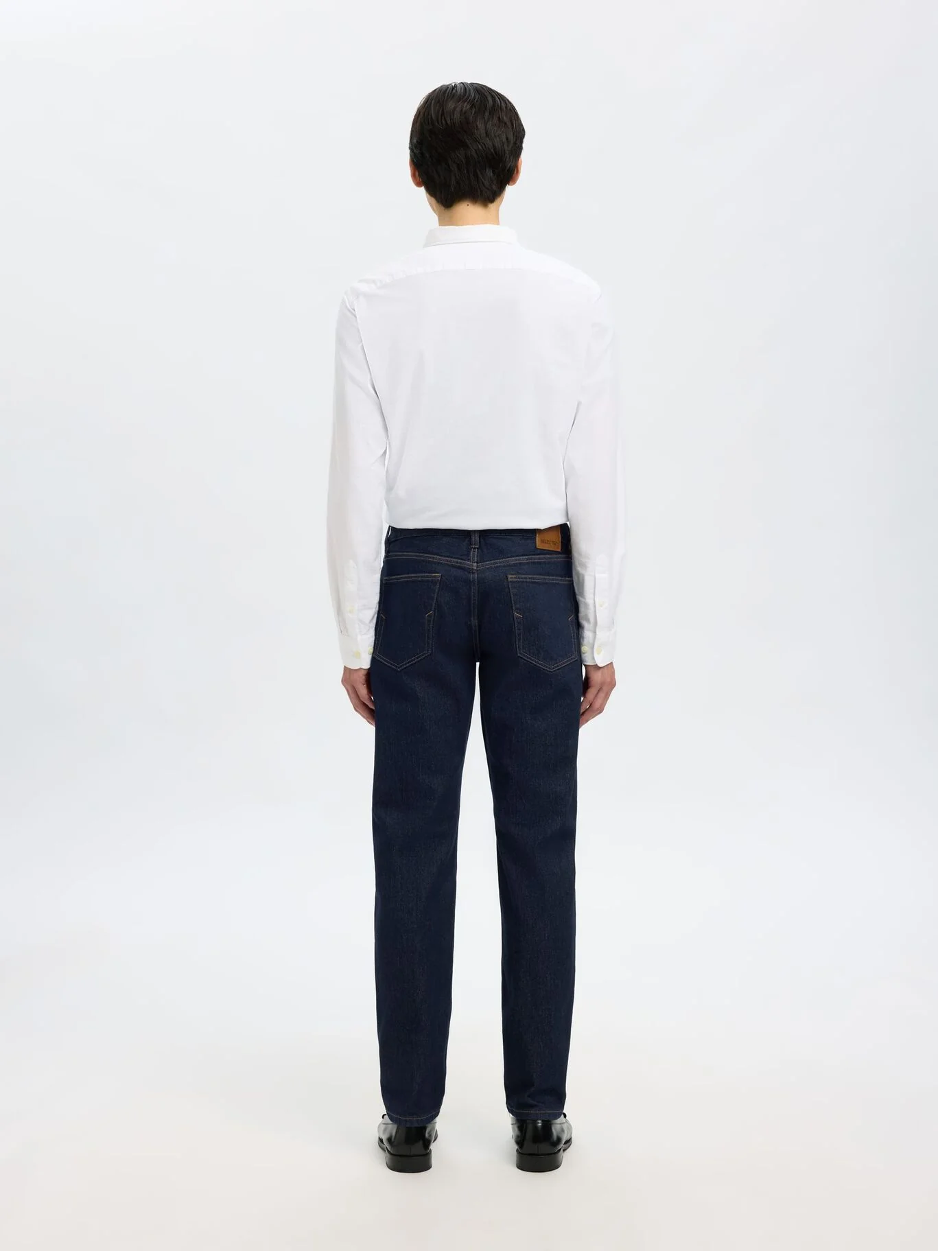 Selecte Jeans da uomo slim Ben Kori lavaggio scuro - Image 4