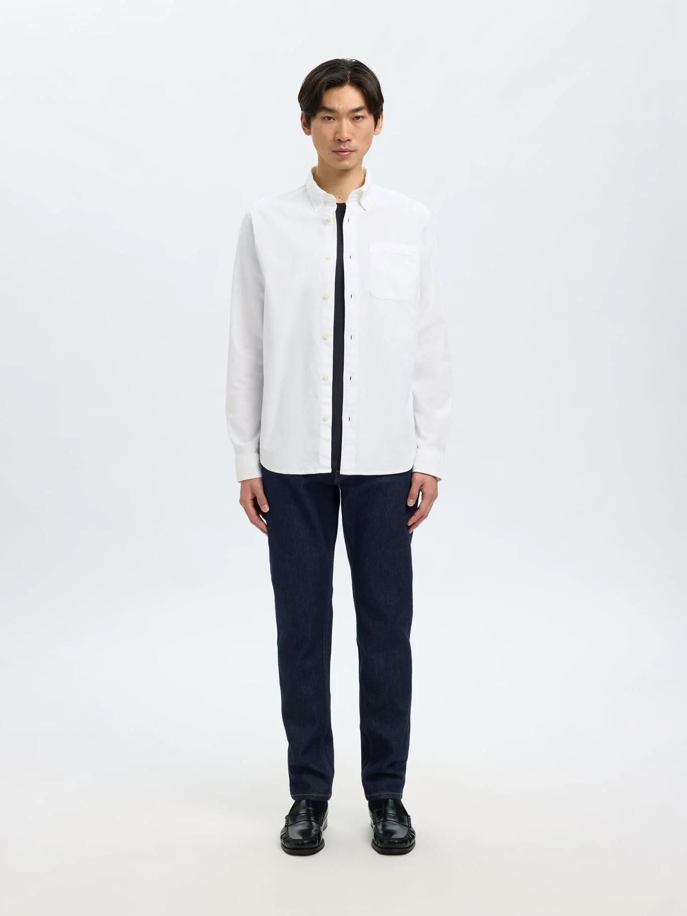 Selecte Jeans da uomo slim Ben Kori lavaggio scuro - Image 5