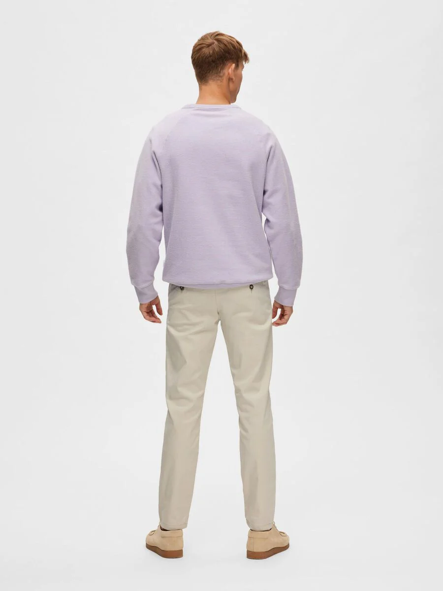 Selected Pantalone da uomo Slim New Miles beige chiaro - Image 4