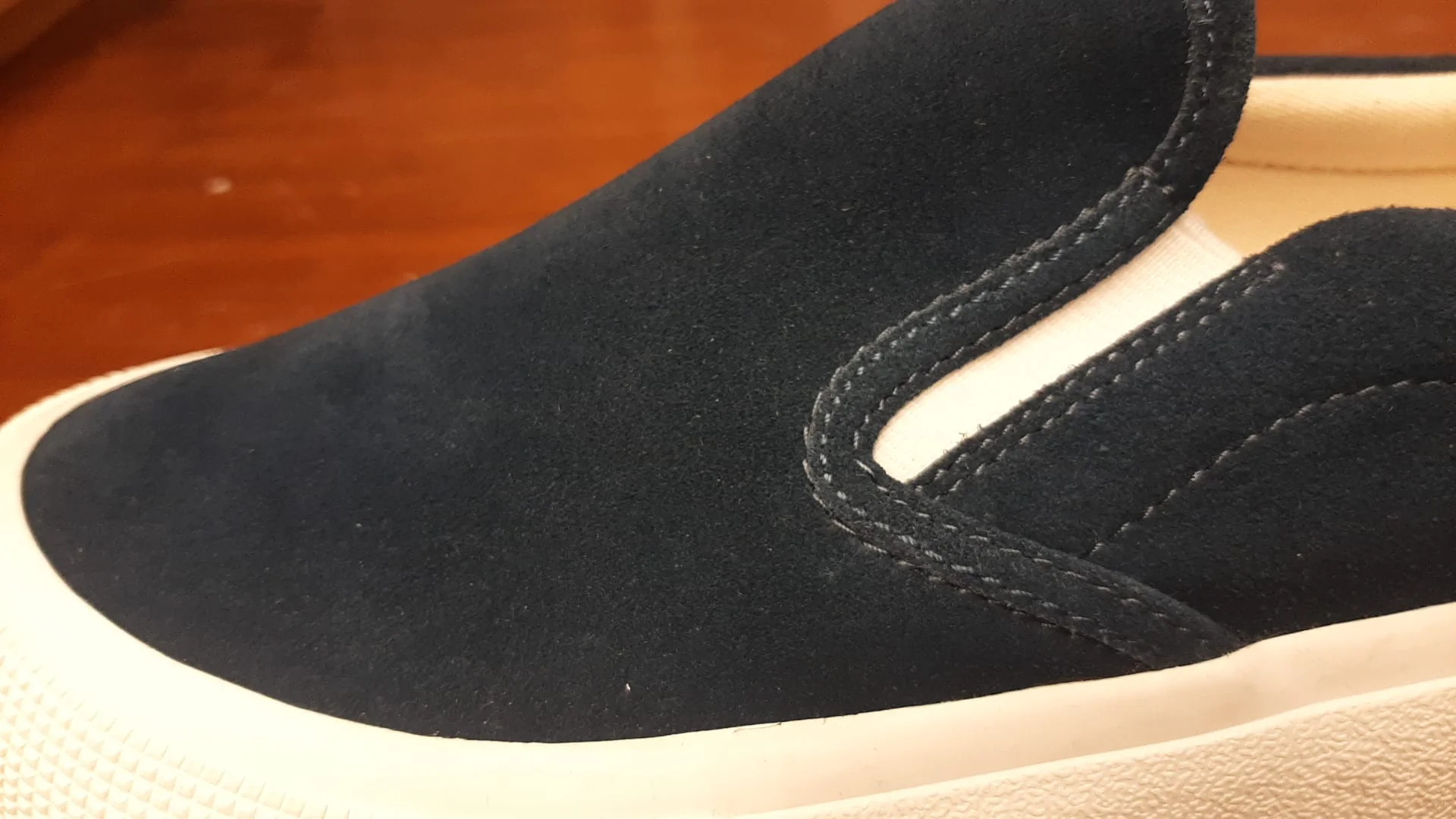 East Pacific Trade Sneakers in camoscio Slipon blu - Image 3