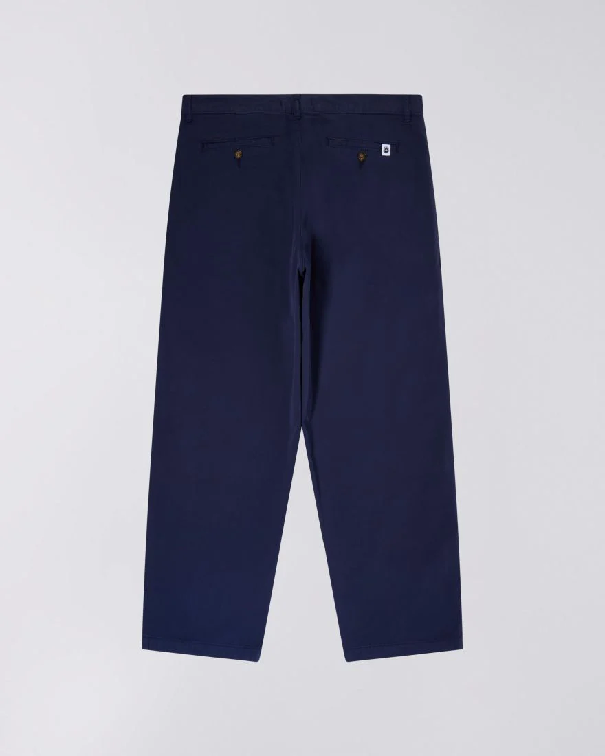 Edwin Pantalone in cotone da uomo Sorren blu - Image 6