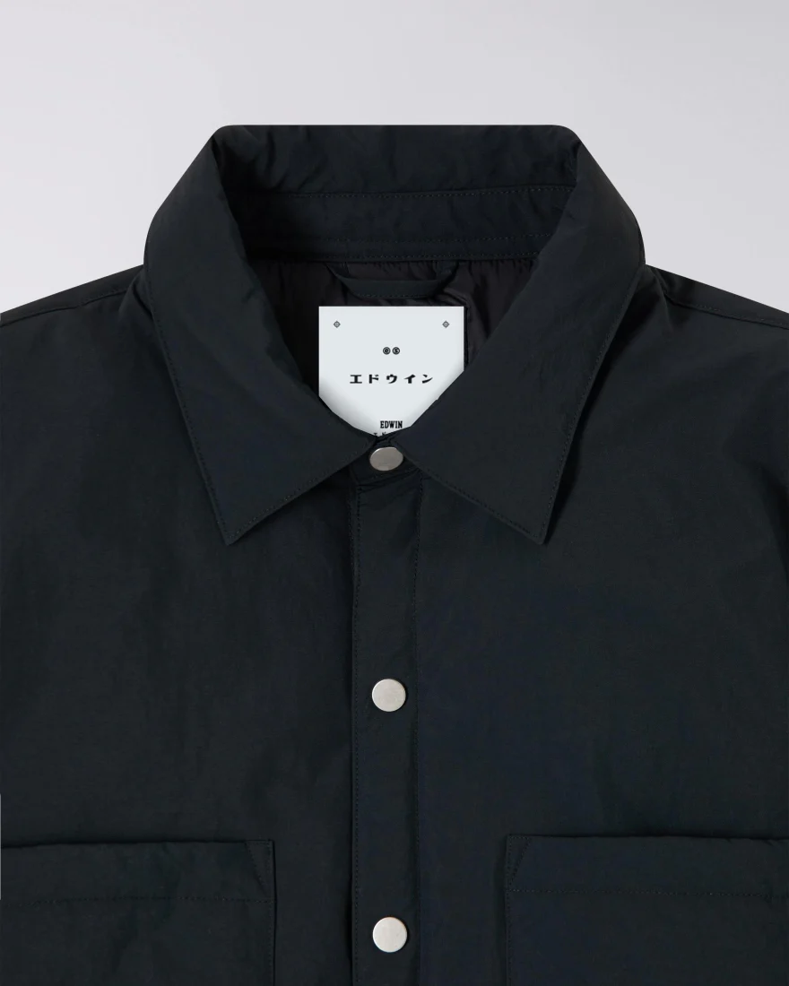 Edwin Sovracamicia foderata da uomo Sphere Padded nera - Image 2
