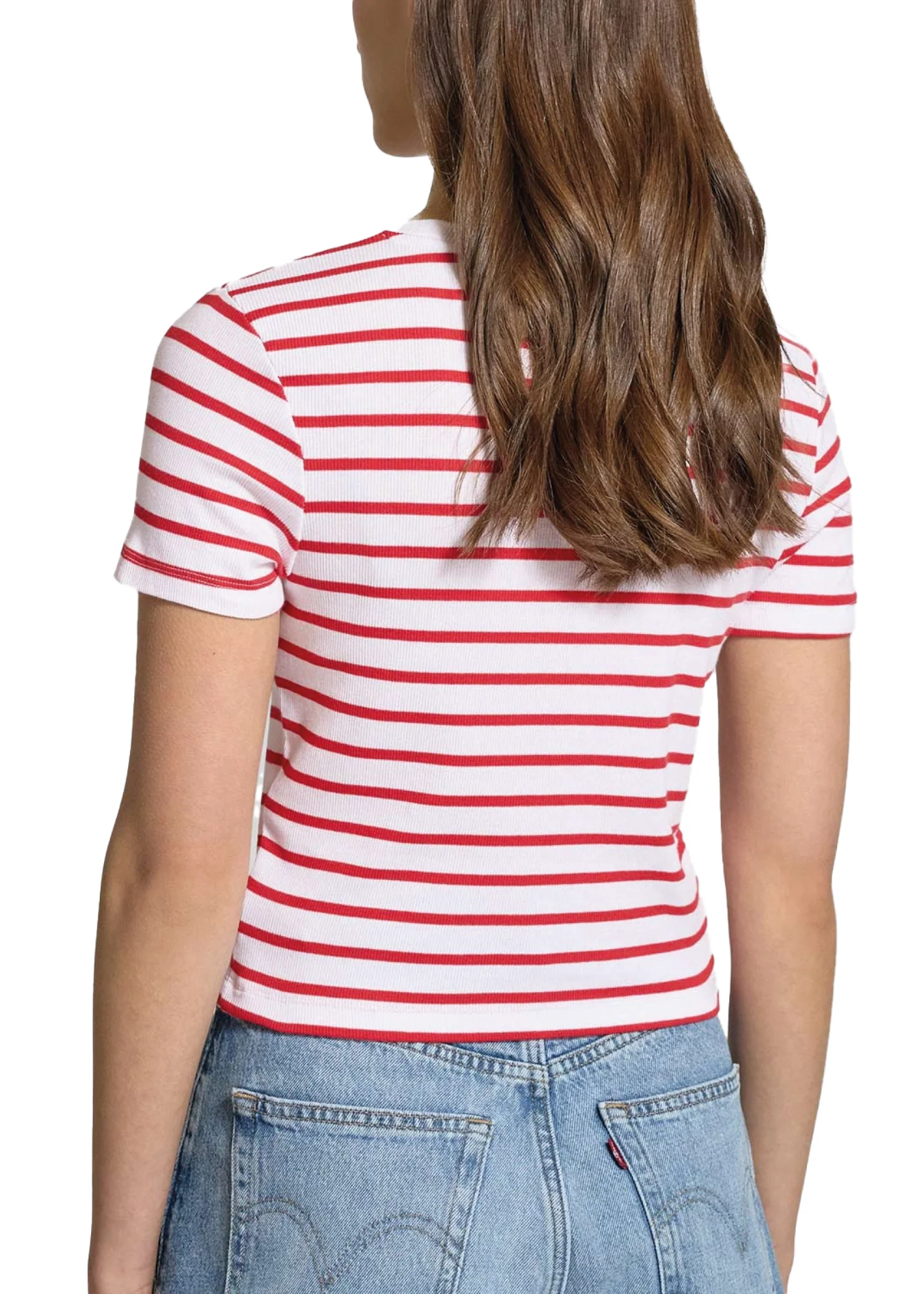 Levi's T-Shirt rigata manica corta da donna Sporty - Image 3