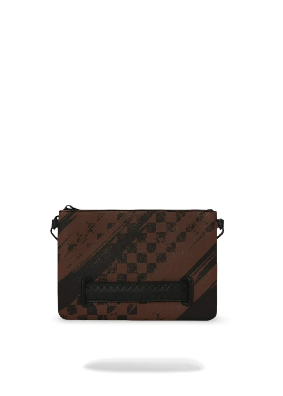 Sprayground Pochette Shark Check marrone - Image 2