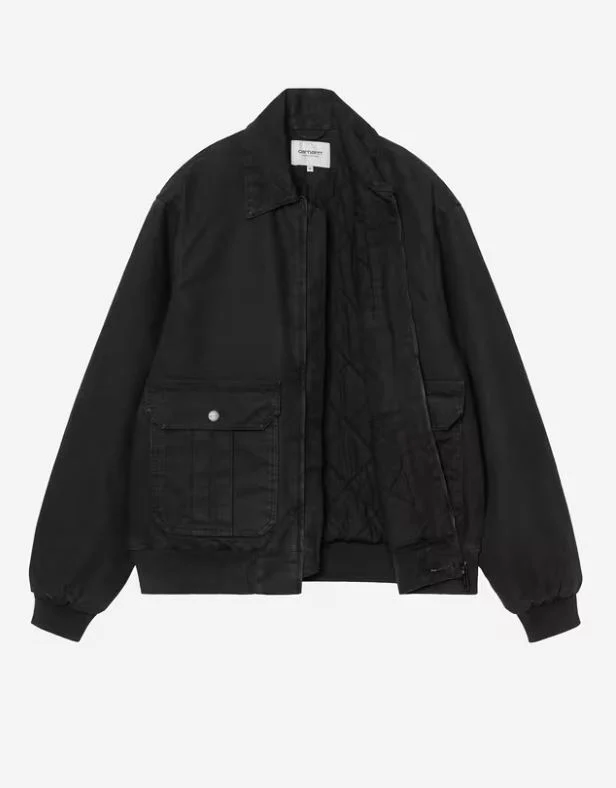 Carhartt Wip Giacca da uomo Stanton nera - Image 3