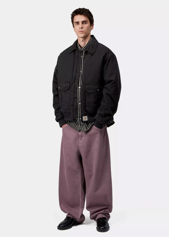 Carhartt Wip Giacca da uomo Stanton nera - Image 4