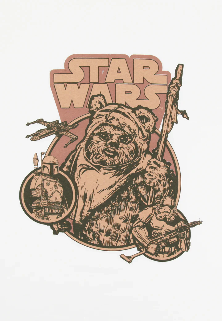 ReCovered T-Shirt da uomo manica corta Star war ewok chest - Image 3