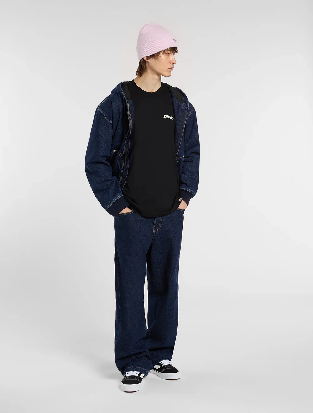 Dickies T-Shirt da uomo manica corta Statesville nera - Image 3