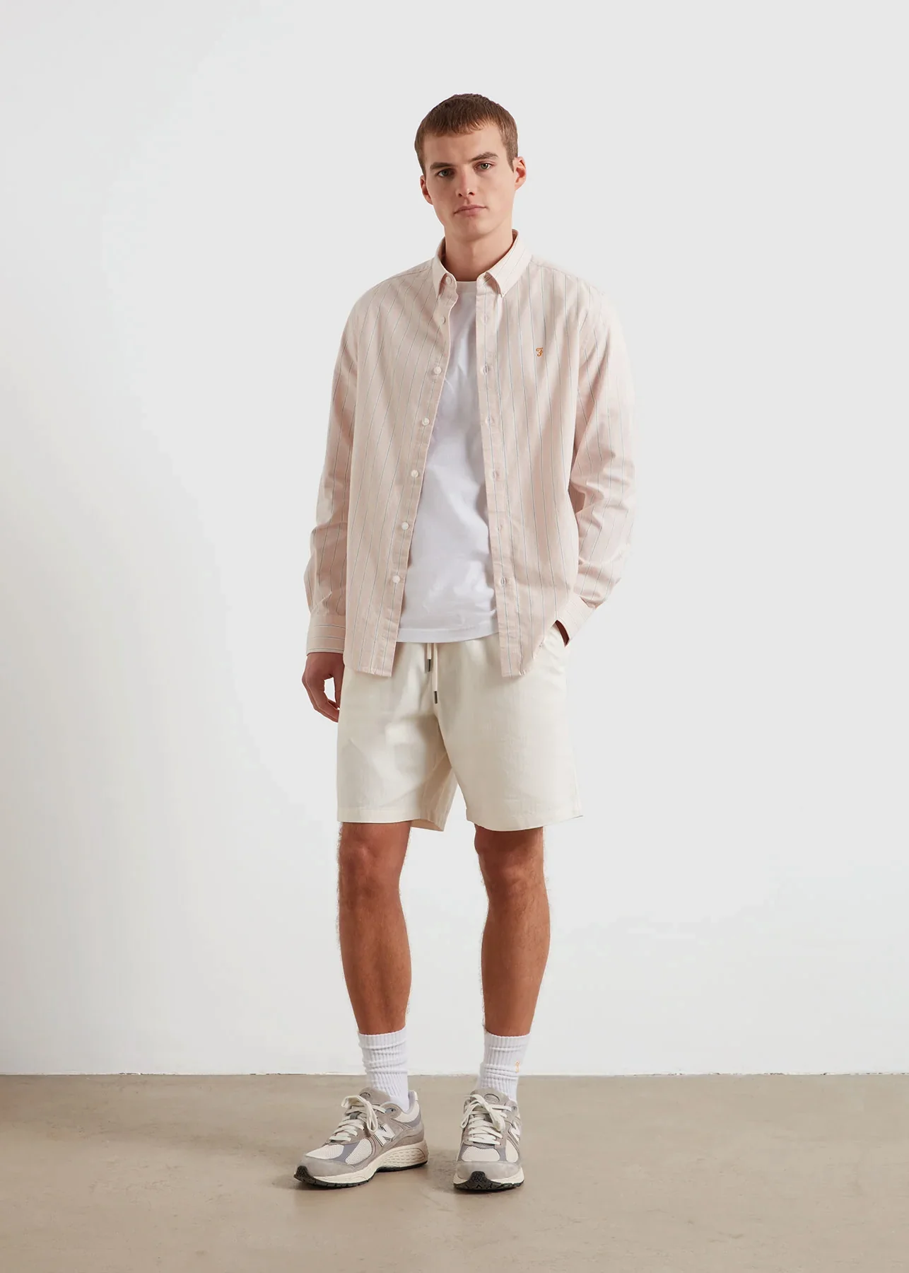Farah Camicia rigata da uomo Steen Wide - Image 2