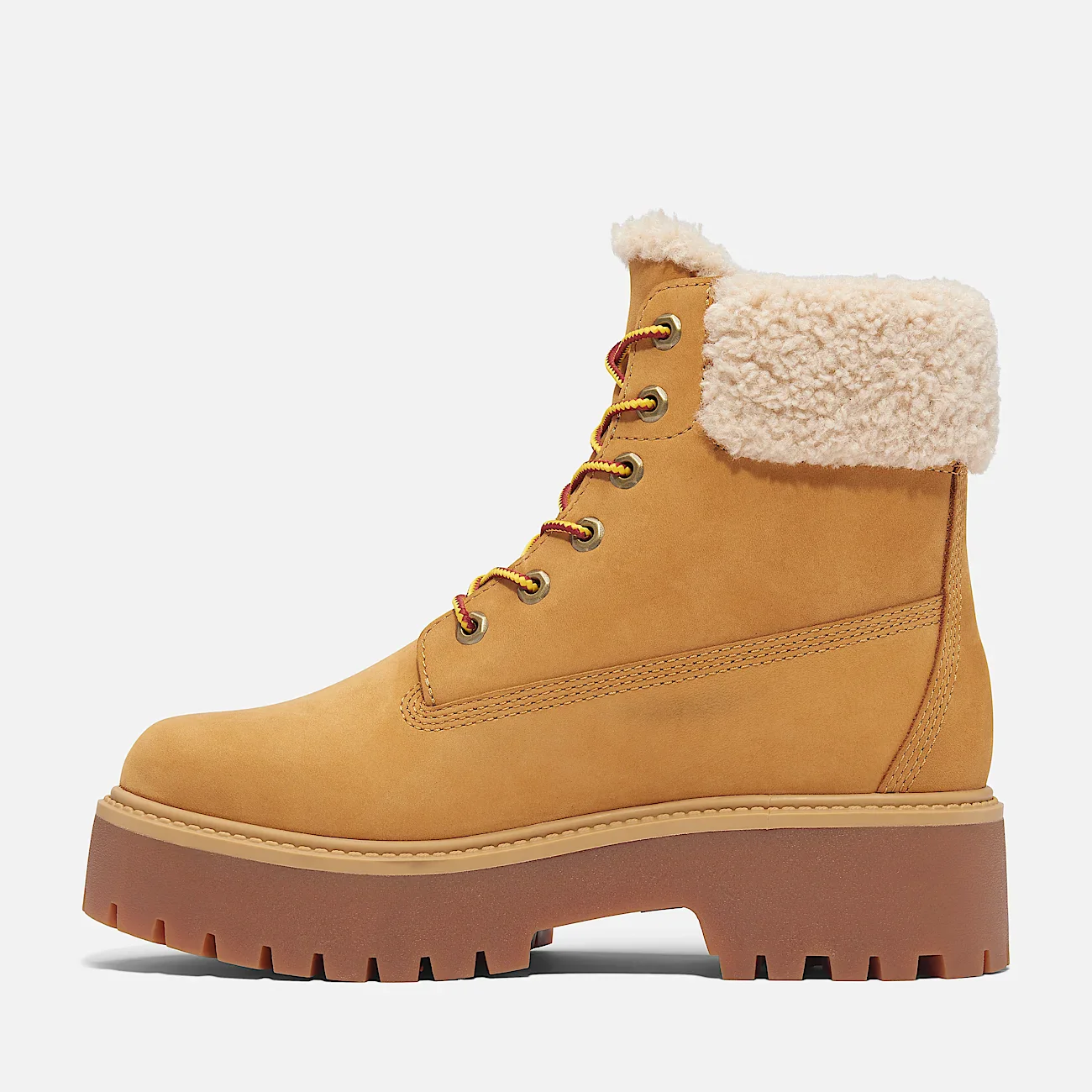 Timberland Stivale da donna Impermeabile foderato con Plateau Stone Street beige - Image 4