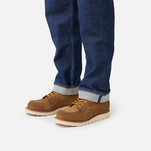 Red Wing Stivaletti Uomo Classic Moc Suede Verde - Image 5