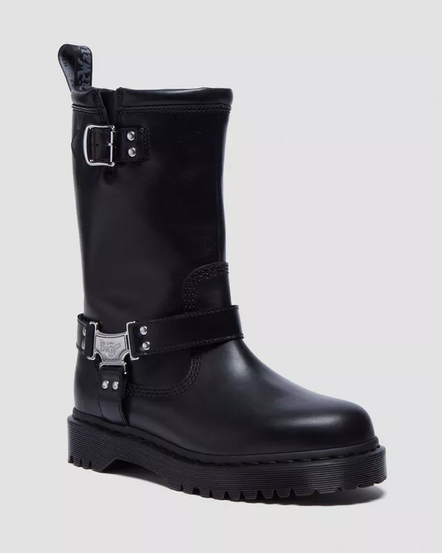 Dr Martens Stivali alti da donna in pelle Anistone Hi neri - Image 5