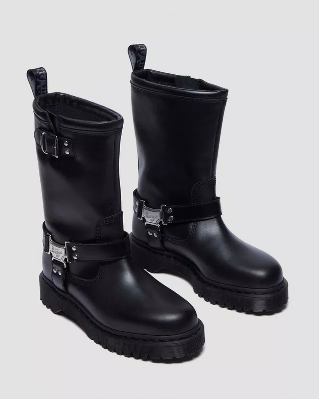 Dr Martens Stivali alti da donna in pelle Anistone Hi neri - Image 6