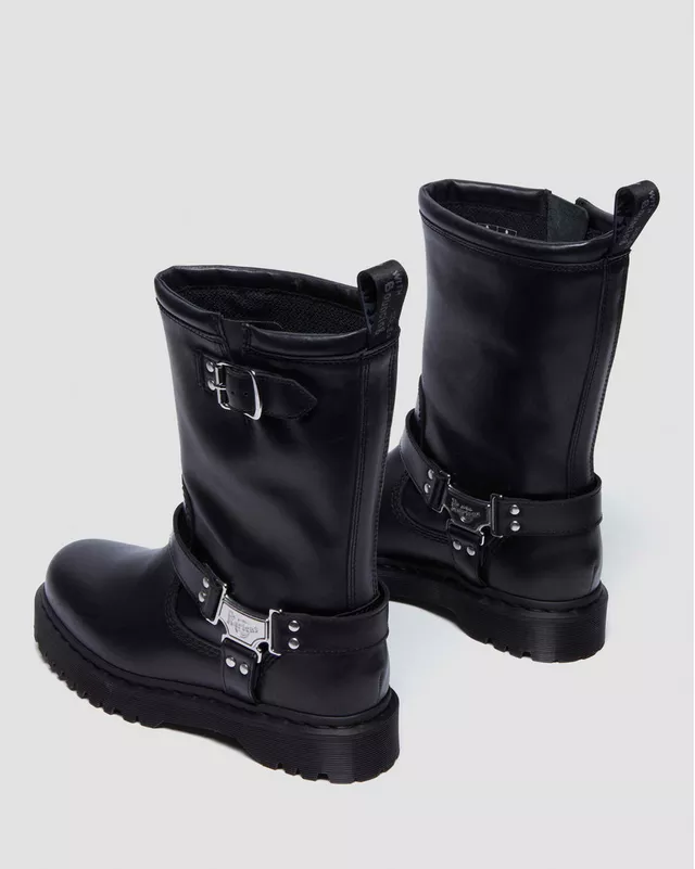 Dr Martens Stivali alti da donna in pelle Anistone Hi neri - Image 7