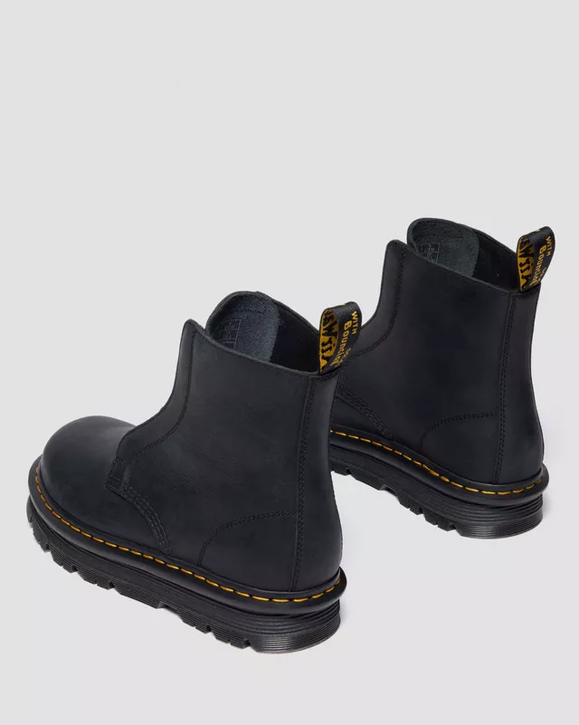 Dr. Martens Stivali da donna Zebzag Laceless In Pelle Senza Lacci neri - Image 4
