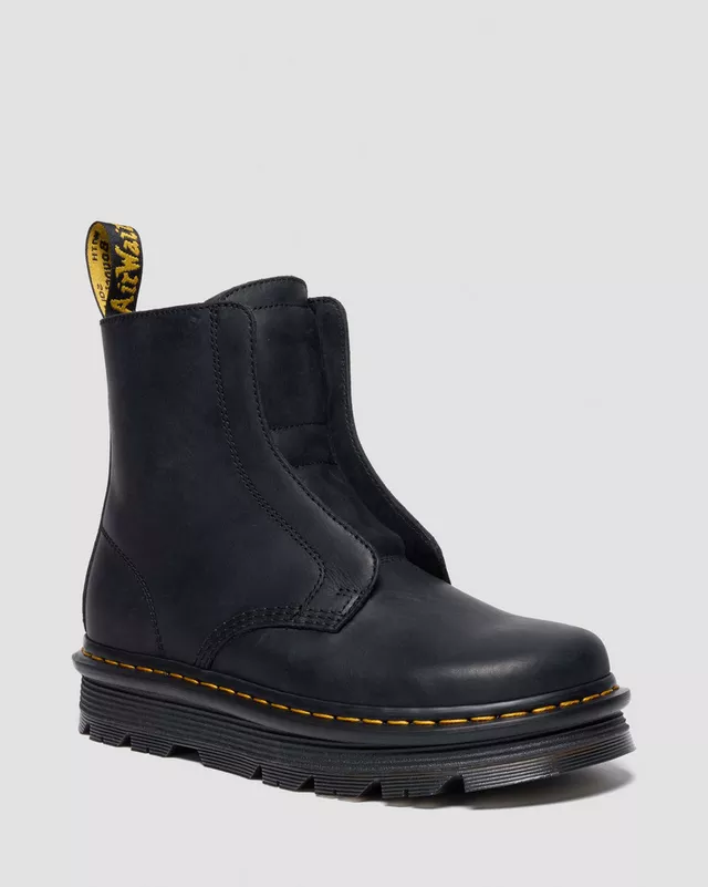 Dr. Martens Stivali da donna Zebzag Laceless In Pelle Senza Lacci neri - Image 6