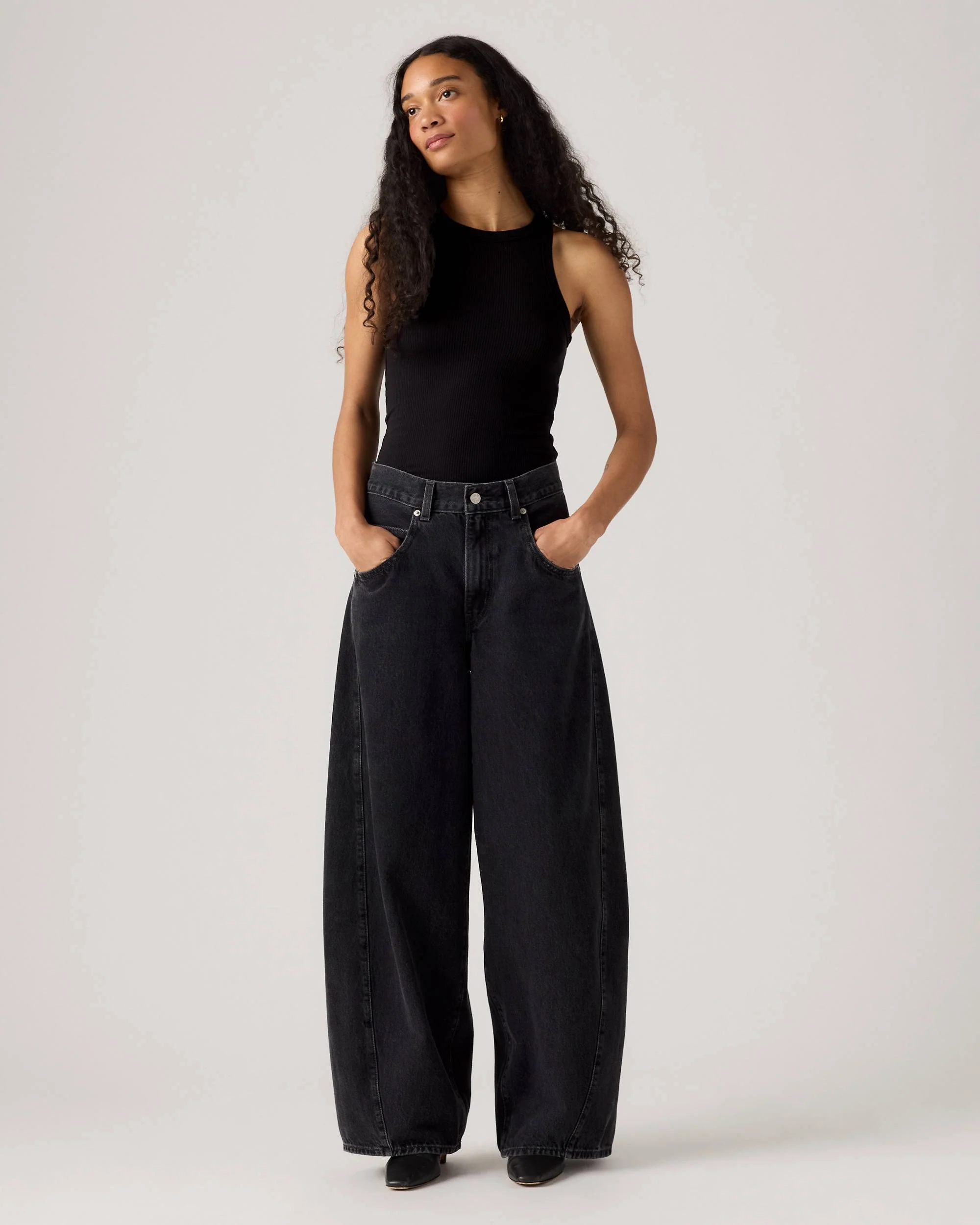 Levi's Jeans da donna Super Baggy Barrell nero - Image 3